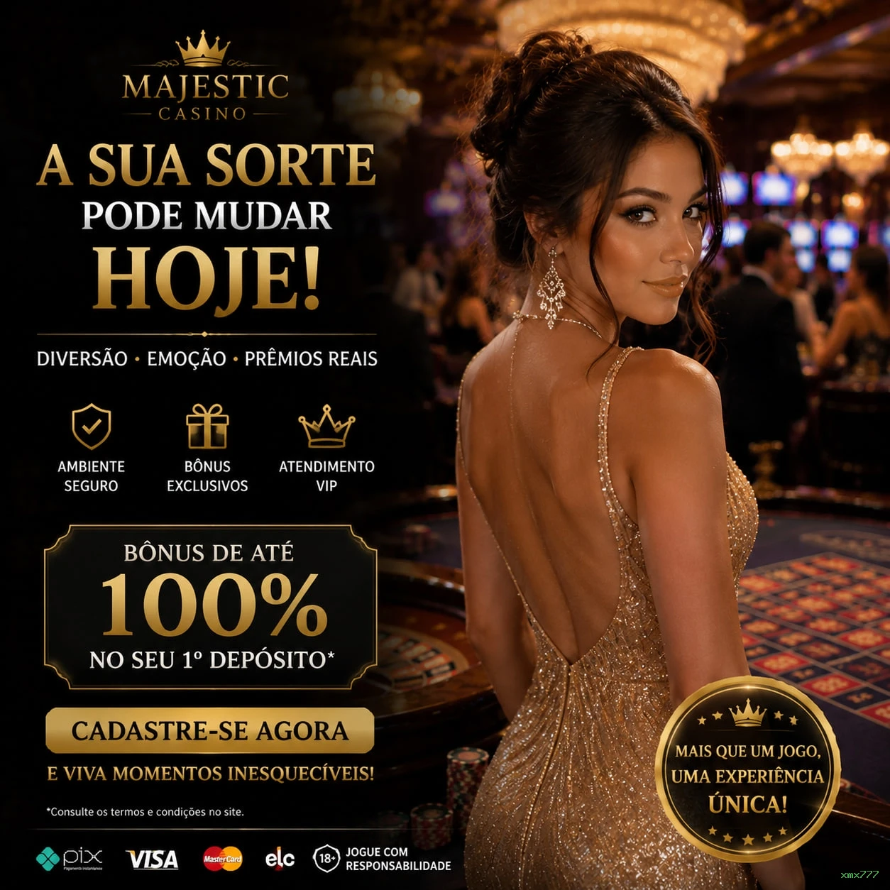 Bônus exclusivos membros VIP xmx777